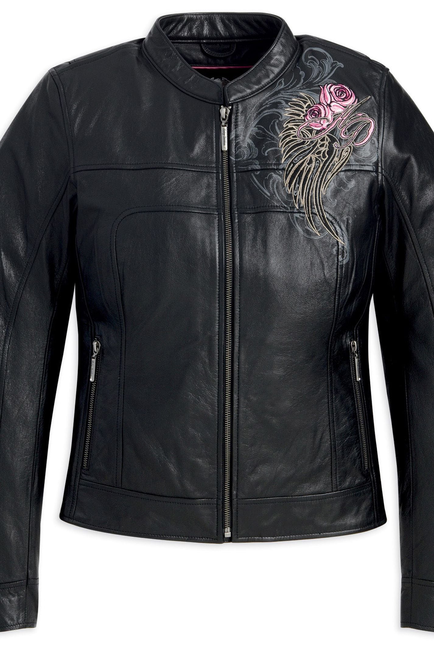 【DEARMINE】Blooming Biker Jacket Crush Leather Biker Jacket Espresso Online | Zimmermann