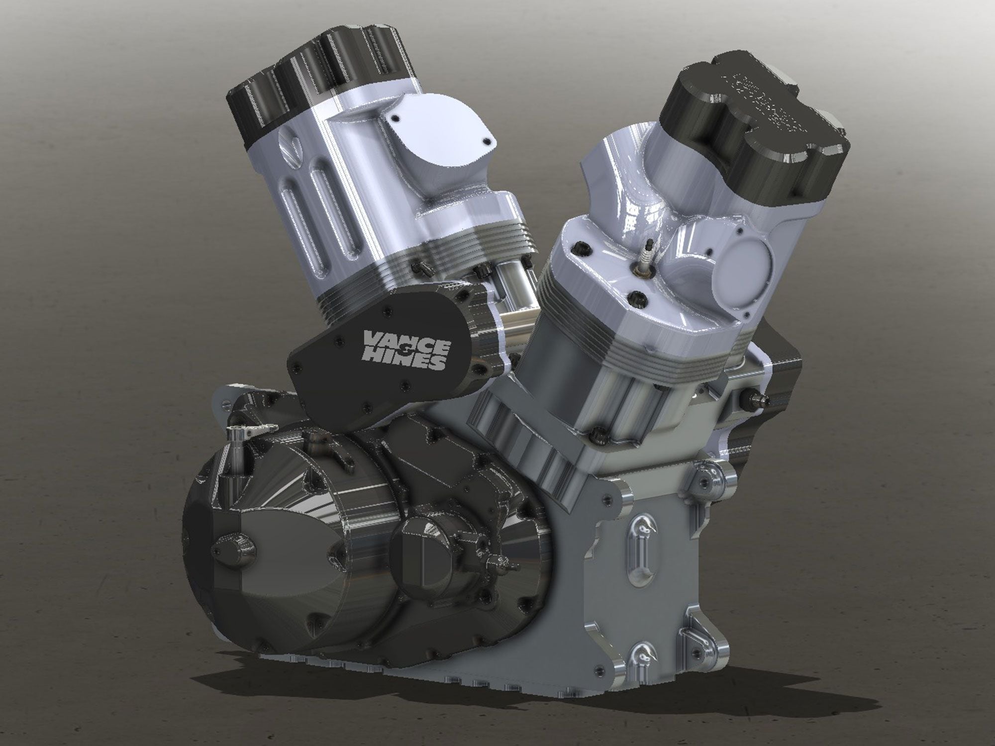Ook op het gebied van dragracen is V&H druk bezig geweest met de lancering van twee nieuwe racemotoren, waaronder deze 400 pk sterke VH160VT V-twin.