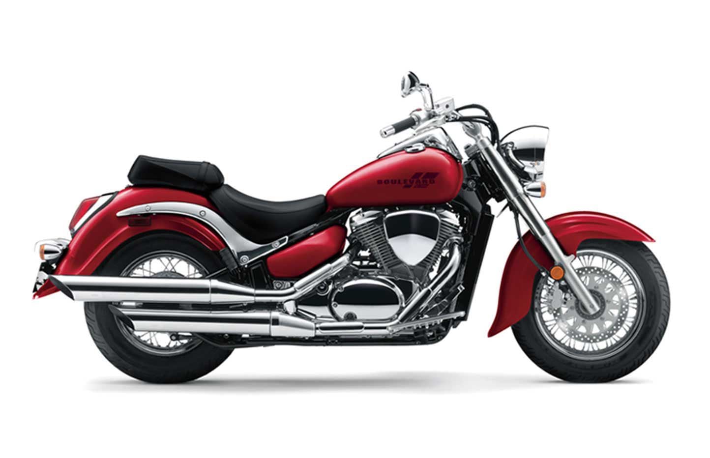 The 2024 Suzuki Boulevard C50 in Candy Daring Red.