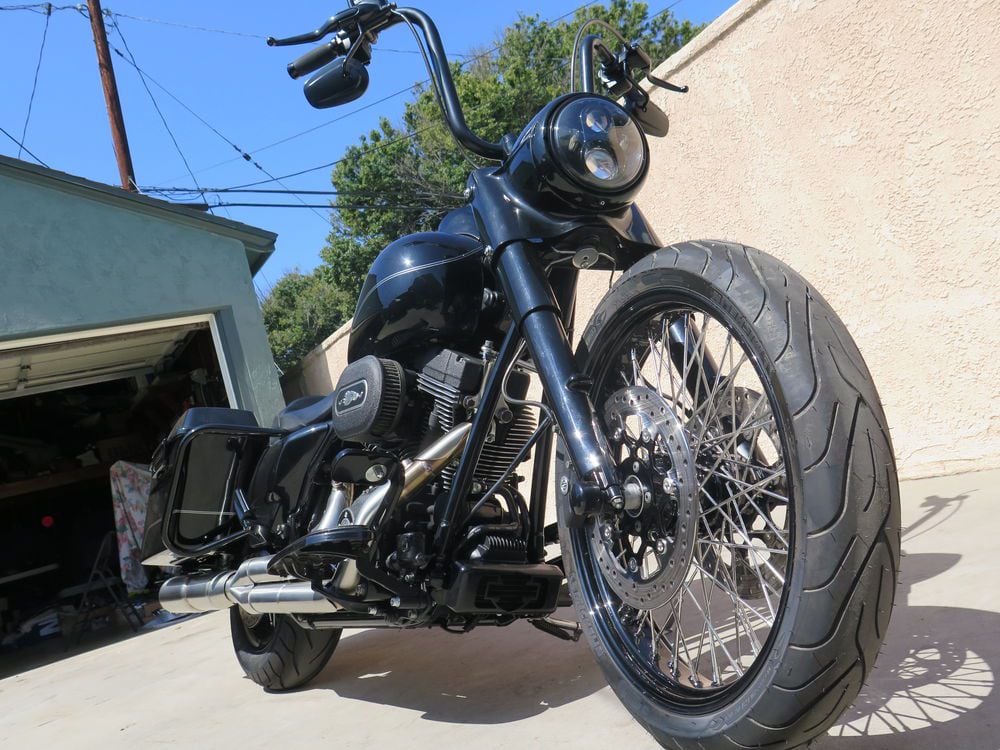 Blacked out cruiser motorcycle cheap