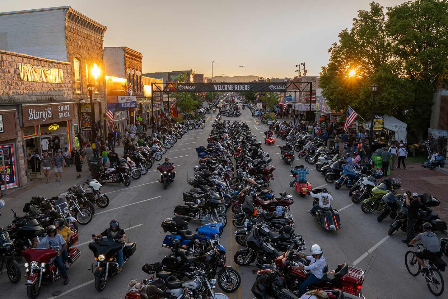 Bring on the night. Sunset over Sturgis, South Dakota.