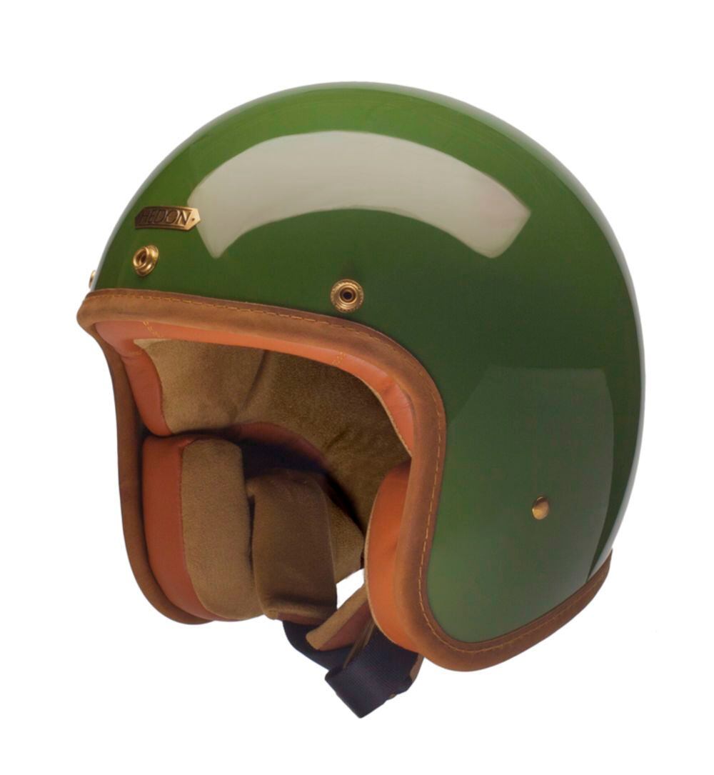 Hedon Hedonist motorcycle helmet in "cactus"