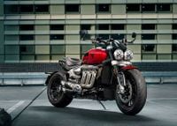 Triumph Rocket 3 R and GT Black First Look Motorcycle Cruiser