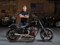 Indian dark horse custom deals
