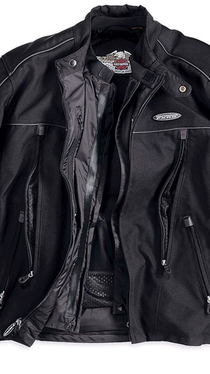Tested Harley Davidson FXRG All Weather Nylon Motorcycle Riding Jacket Motorcycle Cruiser