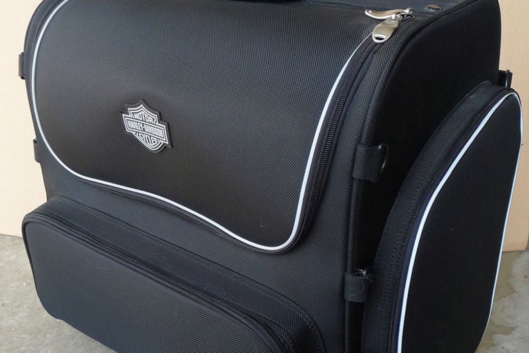 CR Tested Harley Davidson Rolling Touring Bag Review Motorcycle Cruiser