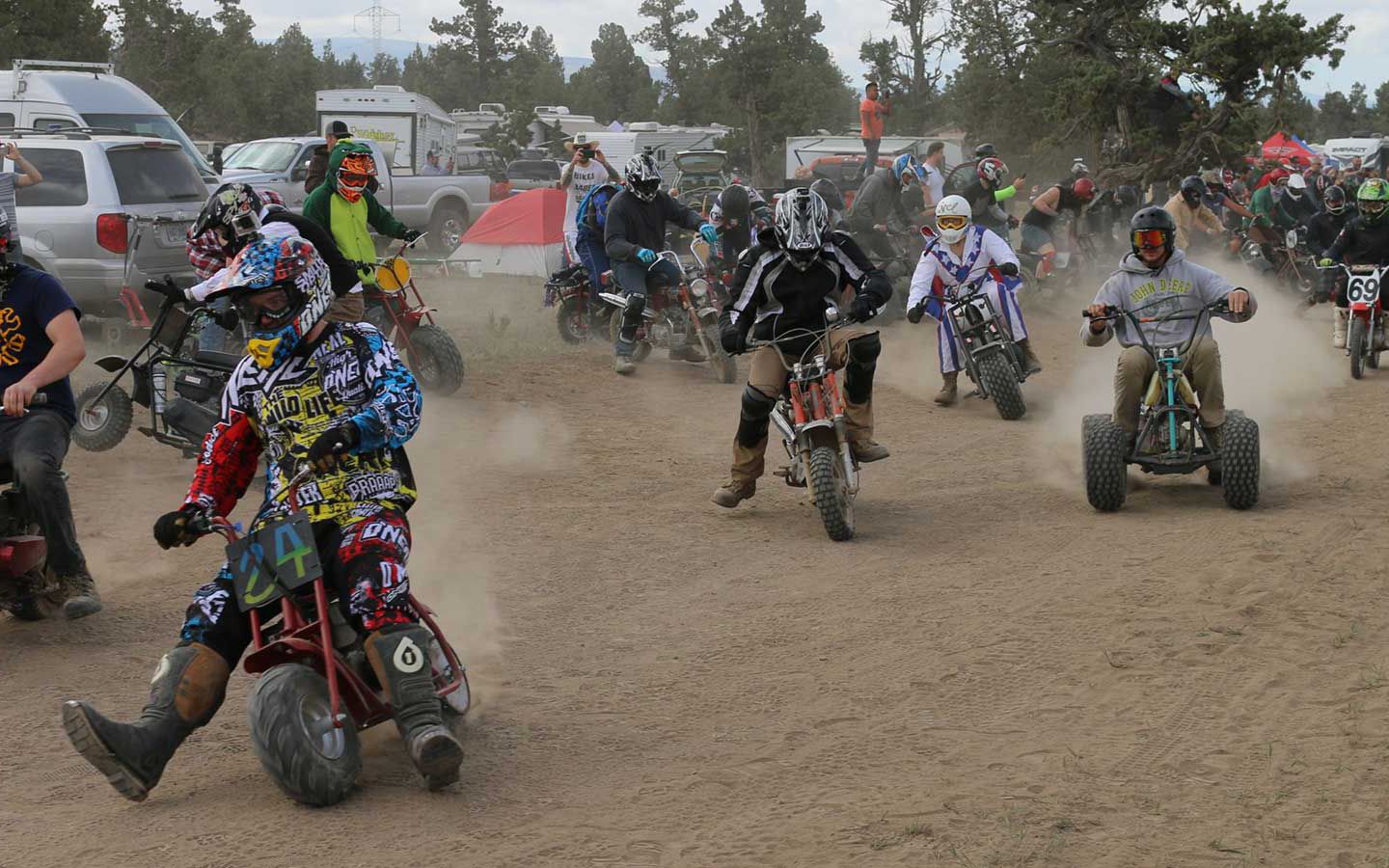 The High Desert At The Oregon Gambler Mini Bike Enduro