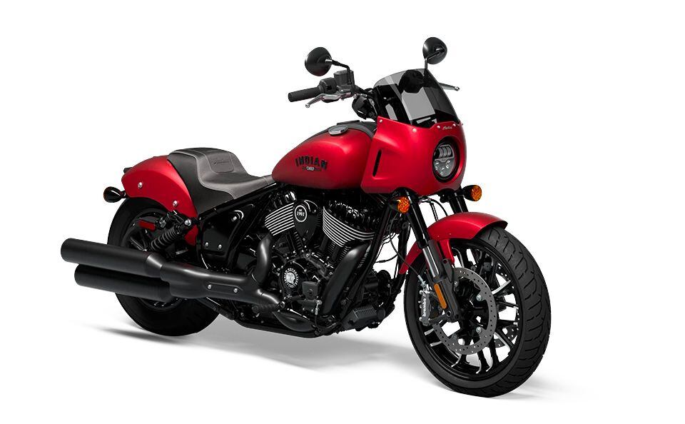 The 2023 Indian Sport Chief in Ruby Smoke.