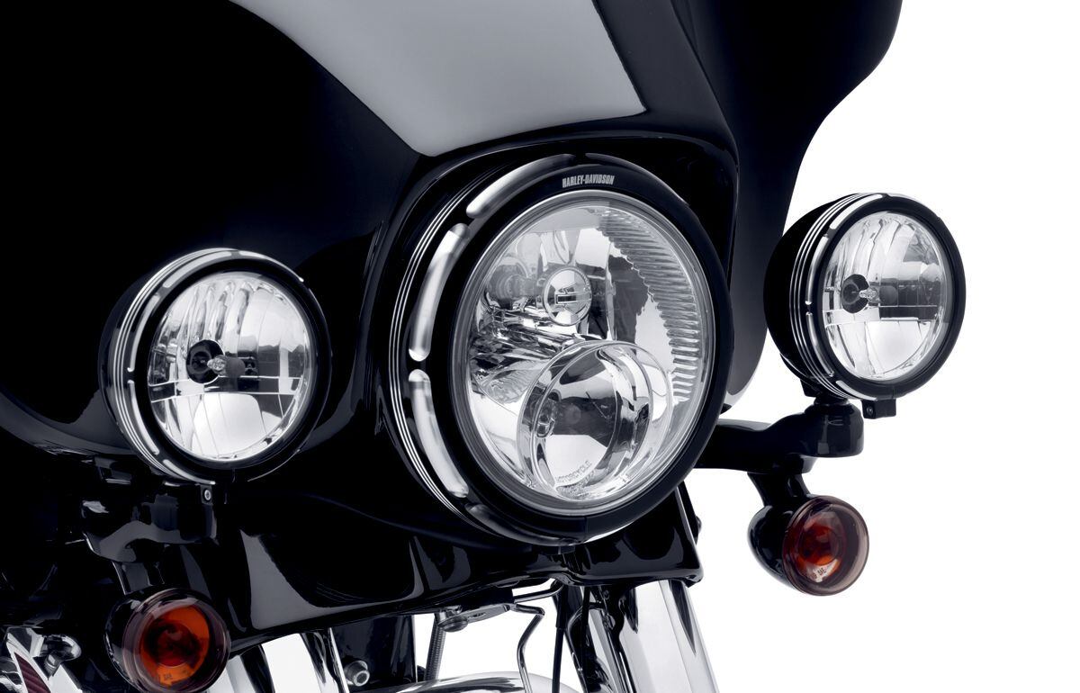 Harley Unveils New Burst Headlight Trim Ring Motorcycle Cruiser
