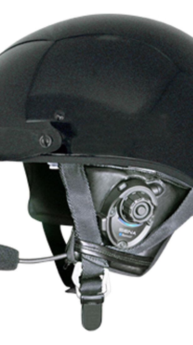 Half helmet sales bluetooth headset