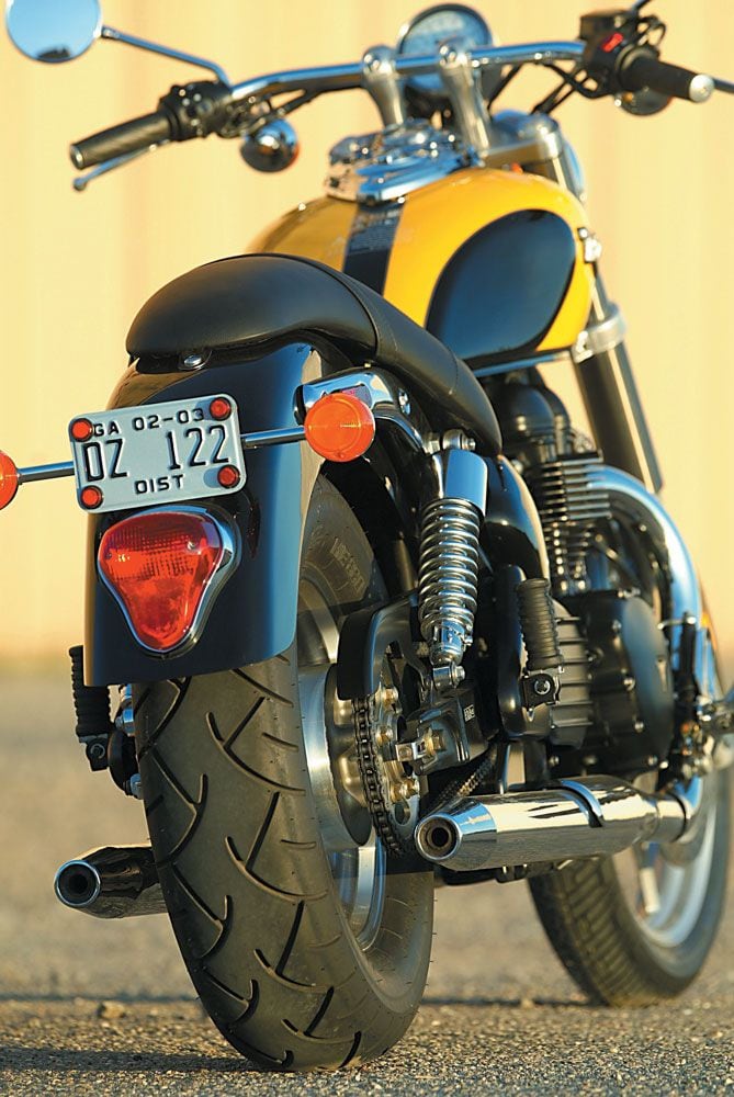 First Ride Review Of The 2003 Triumph Speedmaster Motorcycle Cruiser