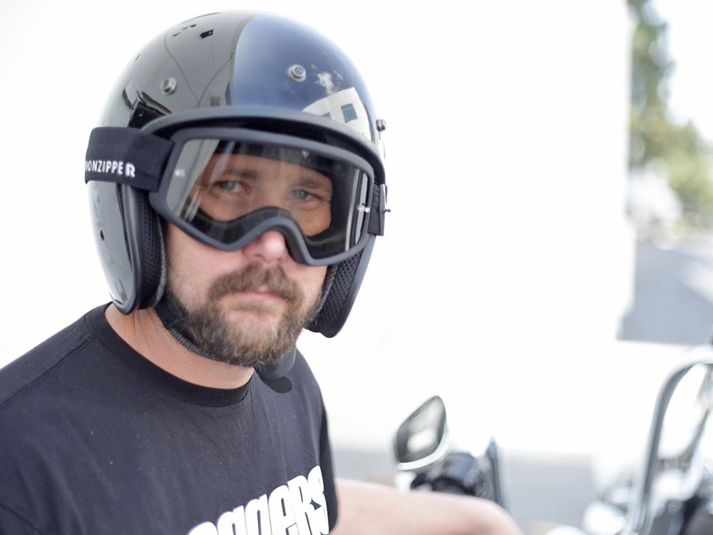 Blacked Out Moto Goggles from Von Zipper Motorcycle Cruiser