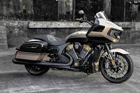 2022 jack daniels limited edition indian challenger dark horse parked near industrial park
