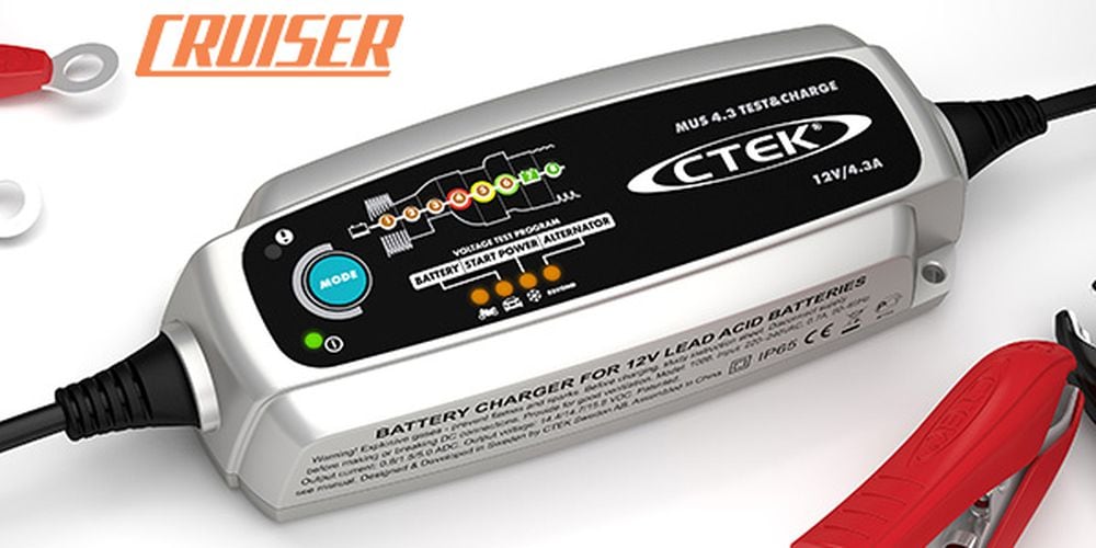 CTEK MUS 4.3 Test & Charge | Motorcycle Cruiser