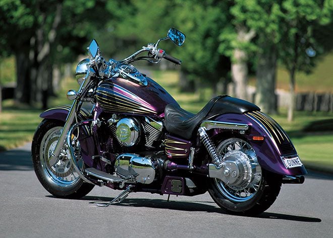 Kevin Gerioux s Custom 1998 Kawasaki Vulcan Classic Motorcycle Cruiser