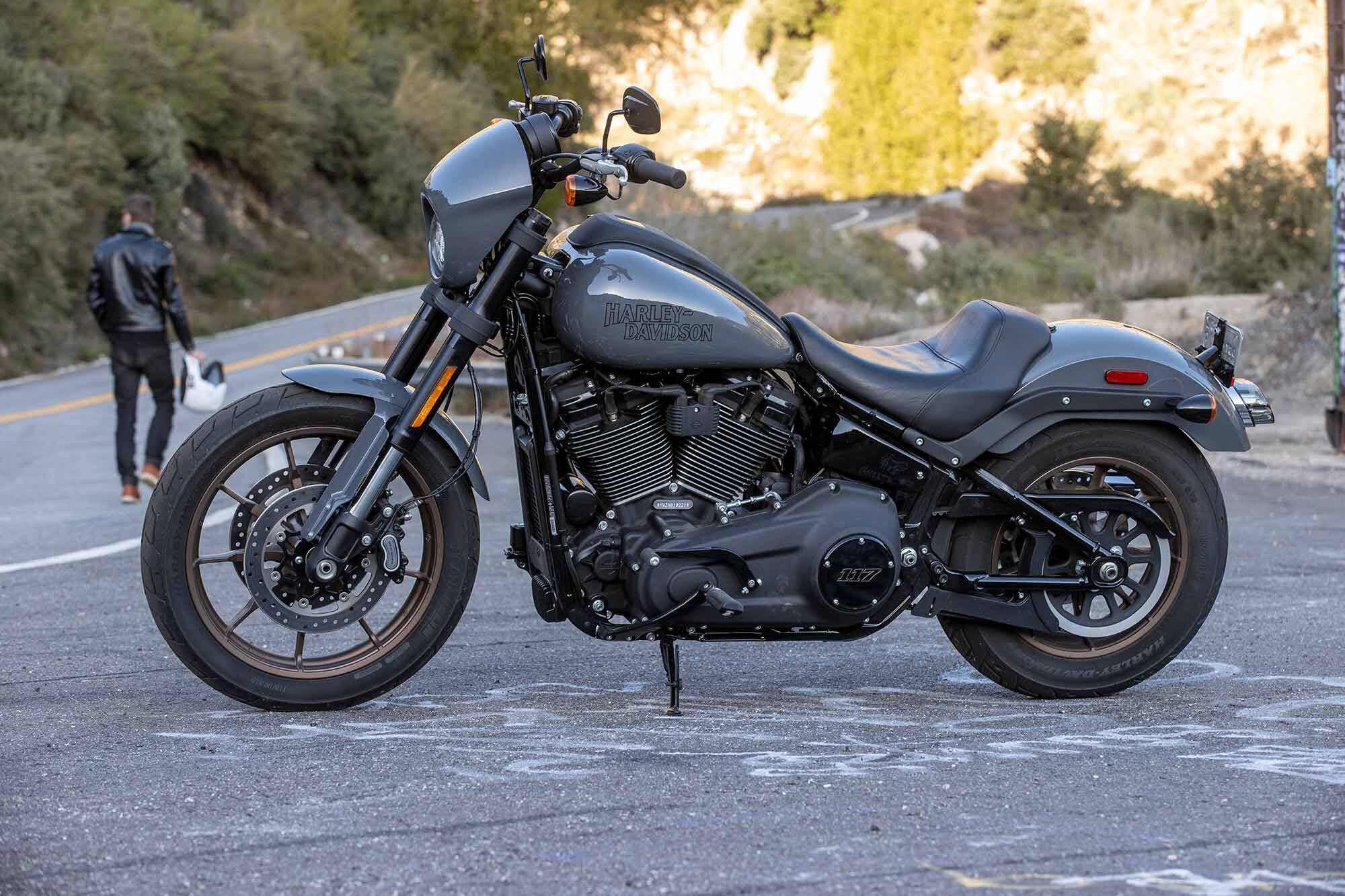 The third version of Harley-Davidson's Low Rider S features the same defining elements you've come to expect from the platform: T-bars, headlamp cover and single seat.