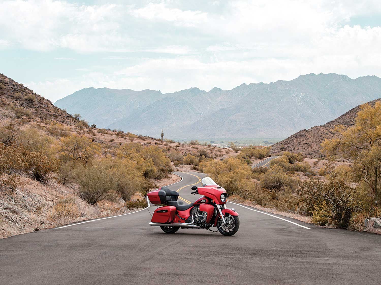 The Indian Roadmaster Dark Horse starts at $30,000.