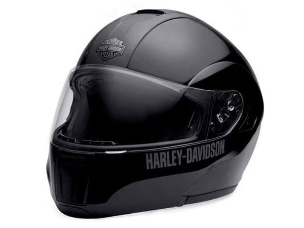 Casco modular Harley-Davidson® Capstone Sun Shield II H31 - Negro mate - CE  - Cantabria Harley Davidson
