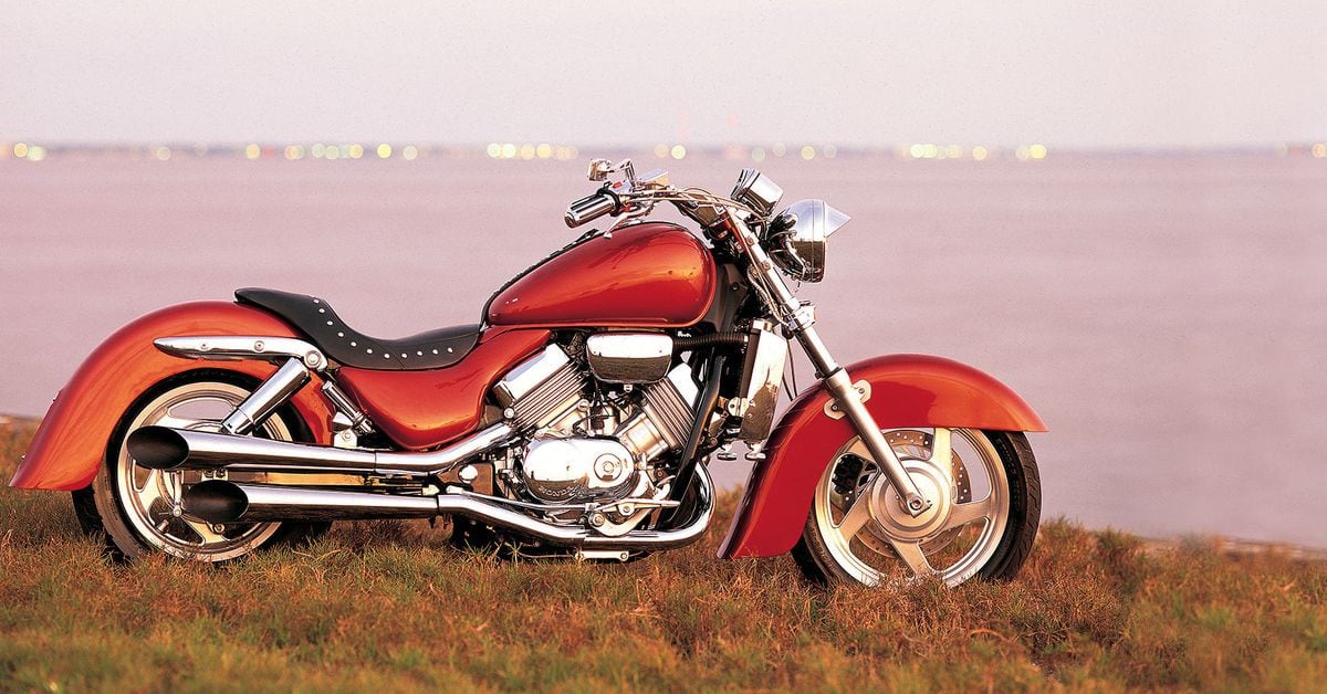 A Custom 1996 Honda Magna Under The Cruiser Magnifying Glass
