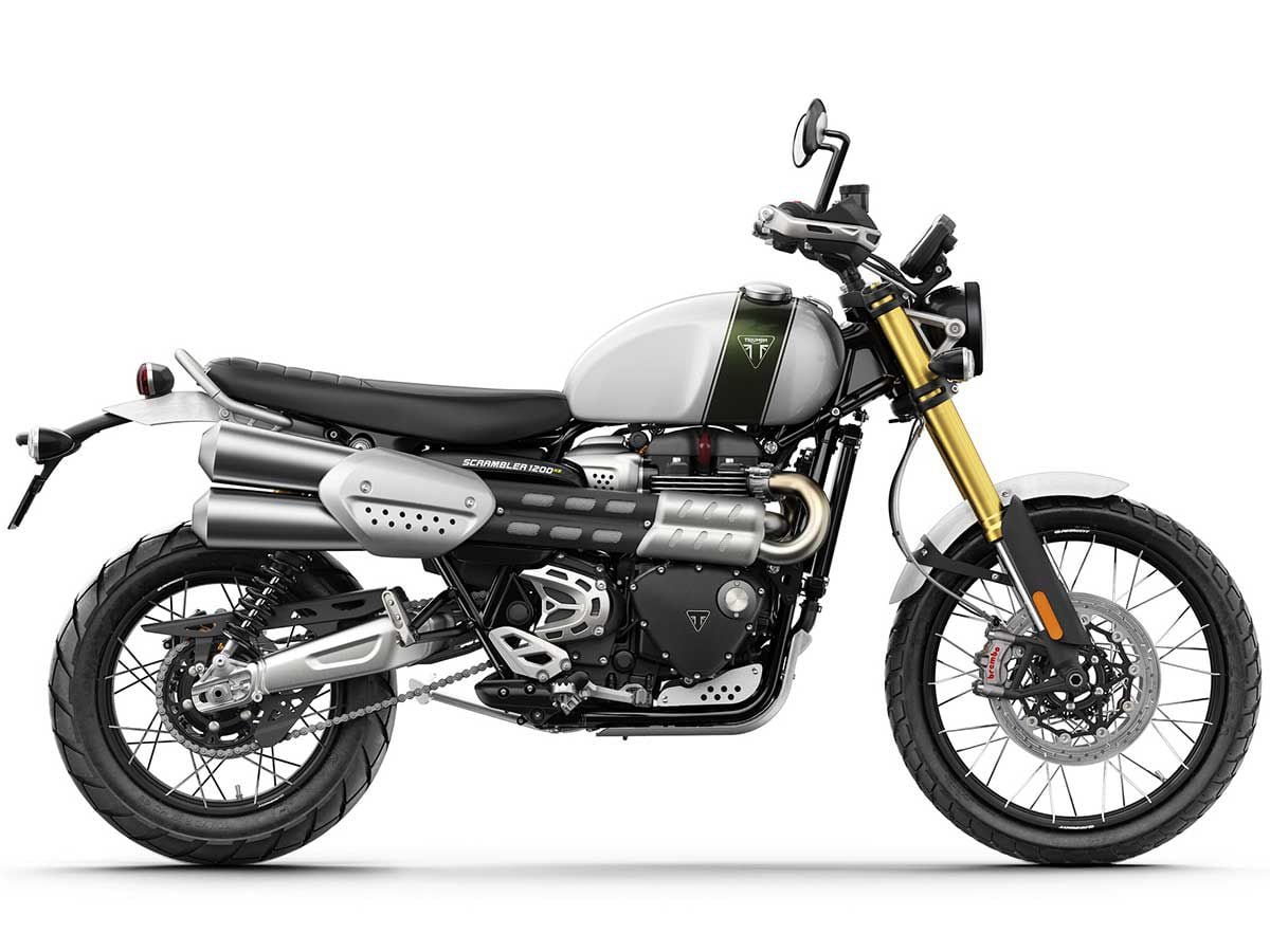 Modern sales scrambler motorcycle