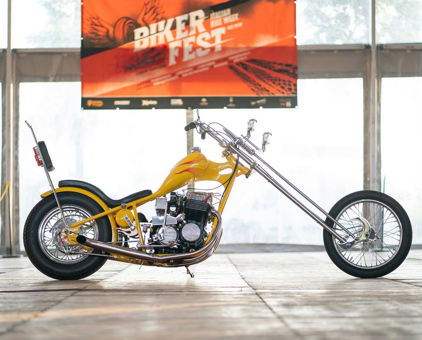 Can you believe this is a CB750? In the class called 