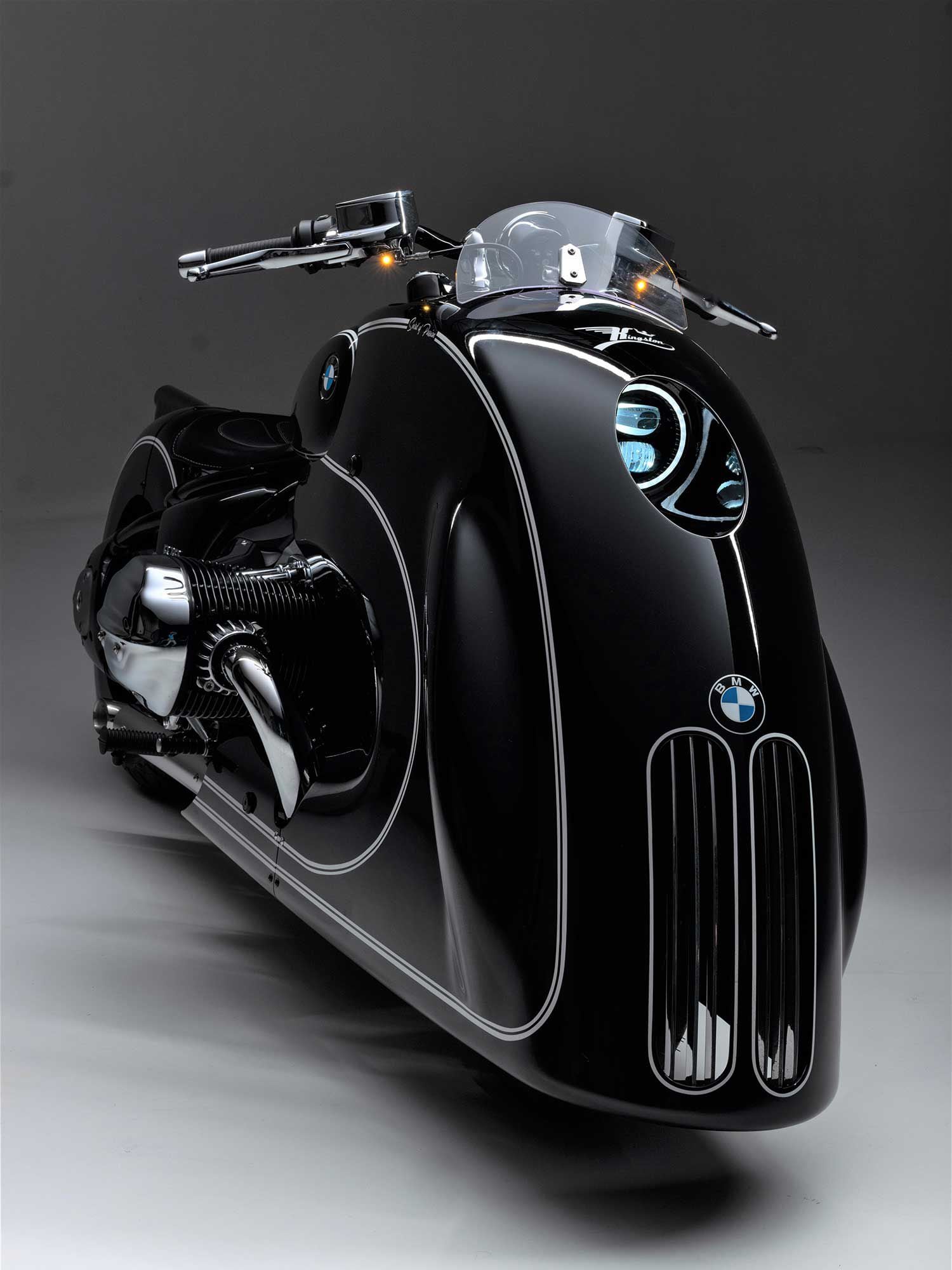 Front grille element is a nod to 1930s-era BMW roadster.