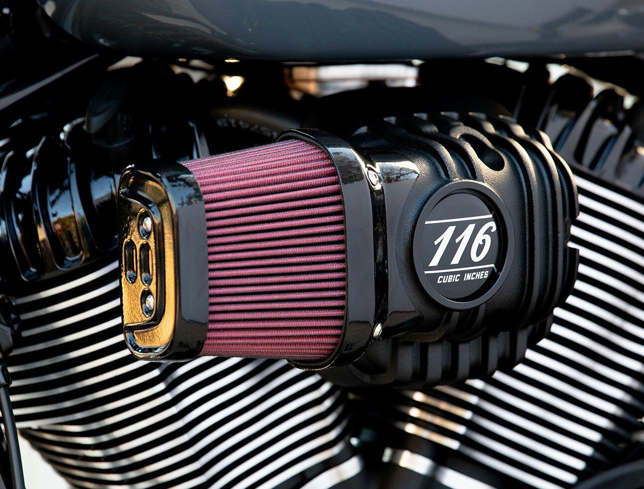 Performance accessories include mufflers and freer-flowing air intakes.