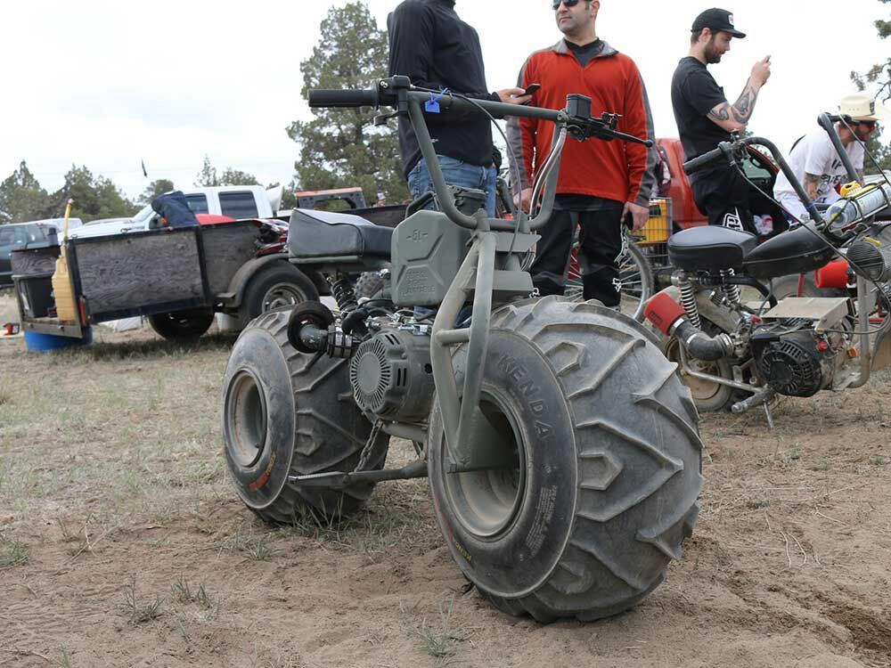 Coleman fat 2025 tire mini bike