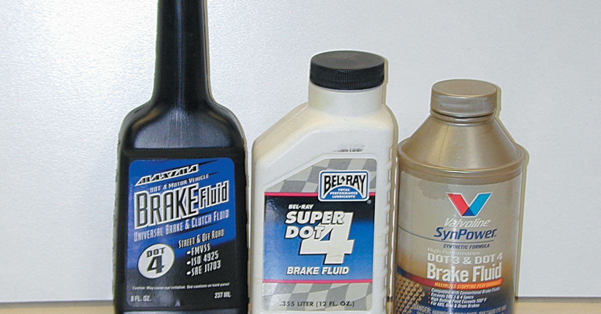 Choosing the Right Brake Fluid | Motorcycle Cruiser