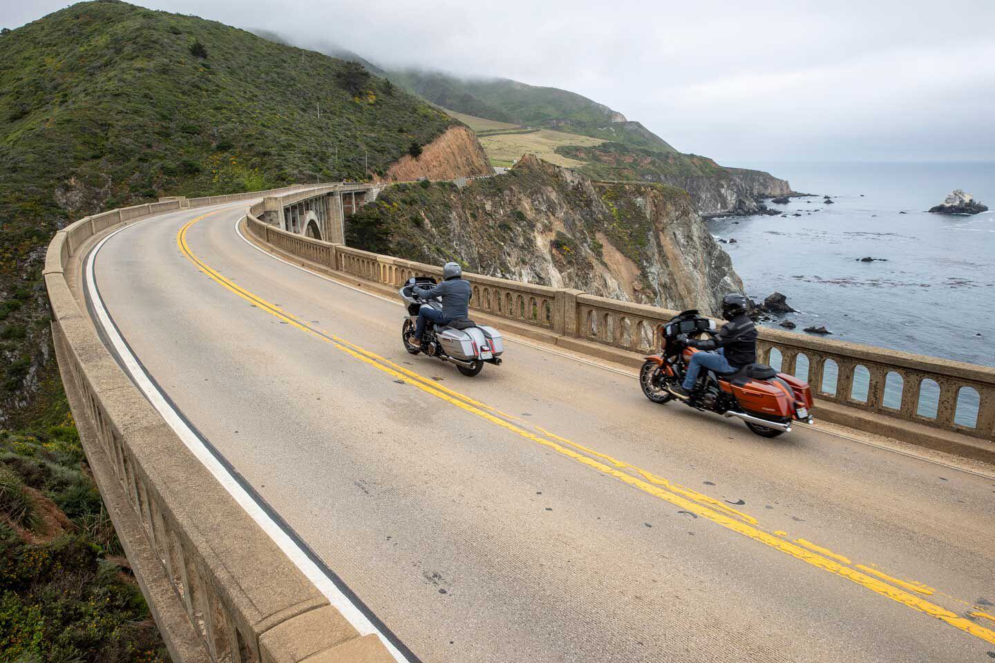 These CVO baggers are most likely an early look at some or all of the features coming for Harley’s non-CVO Grand American Touring line. Good things are to come if that’s the case.