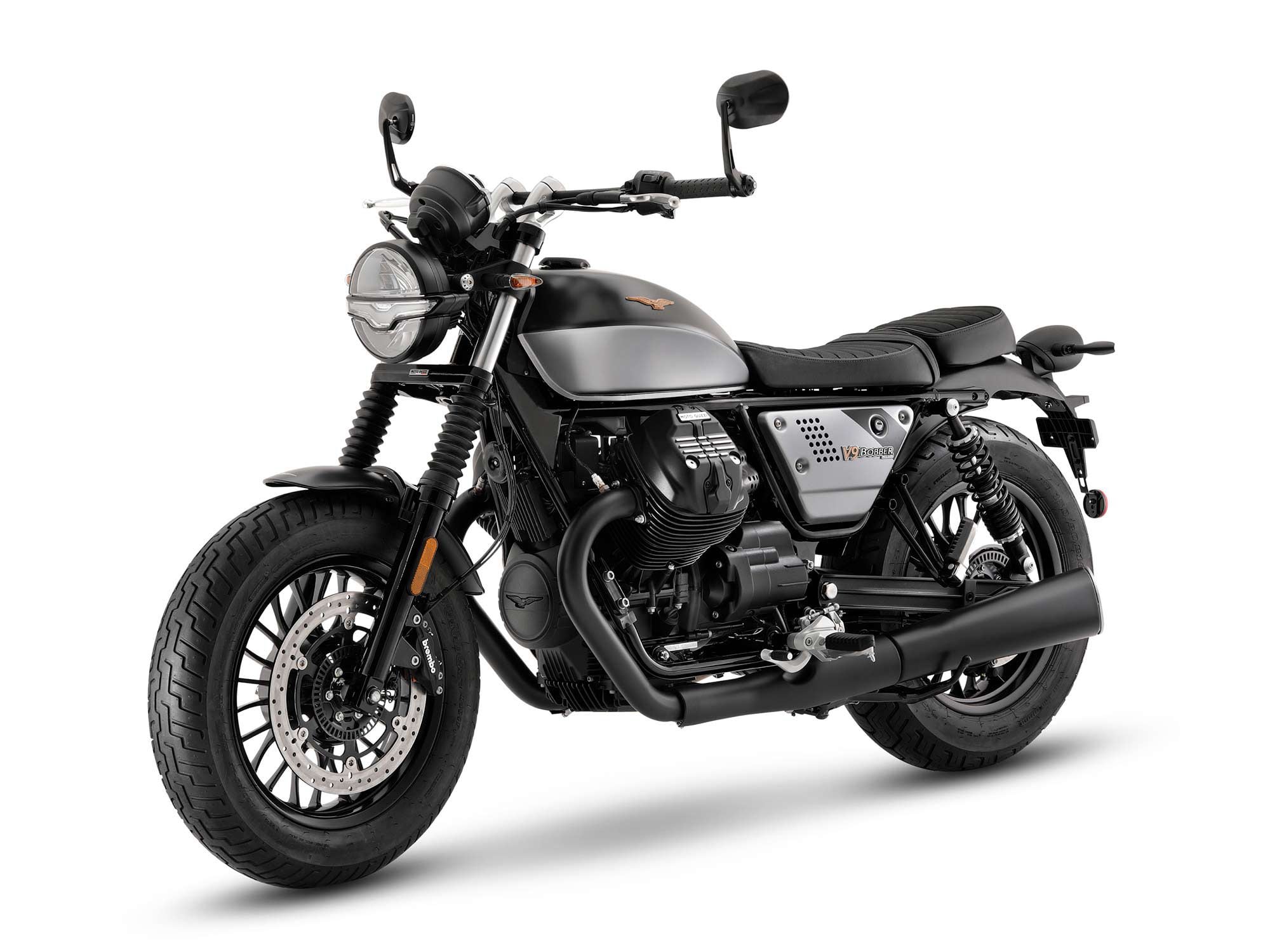 New darker two-tone paint scheme is the main attraction, with aluminum parts providing contrast and a more refined look.