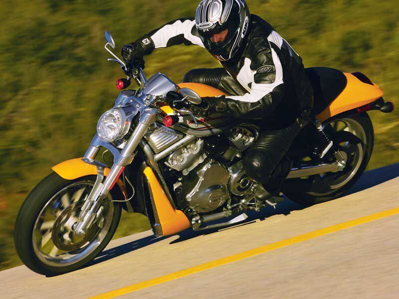 Harley davidson street rod yellow cheap