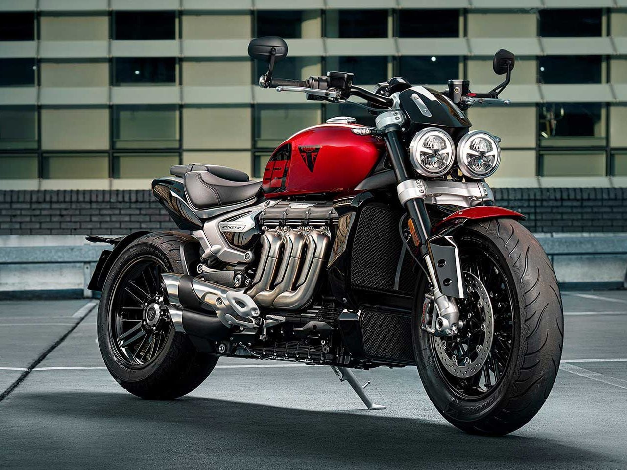 Triumph Rocket 3 R and GT Black First Look Motorcycle Cruiser