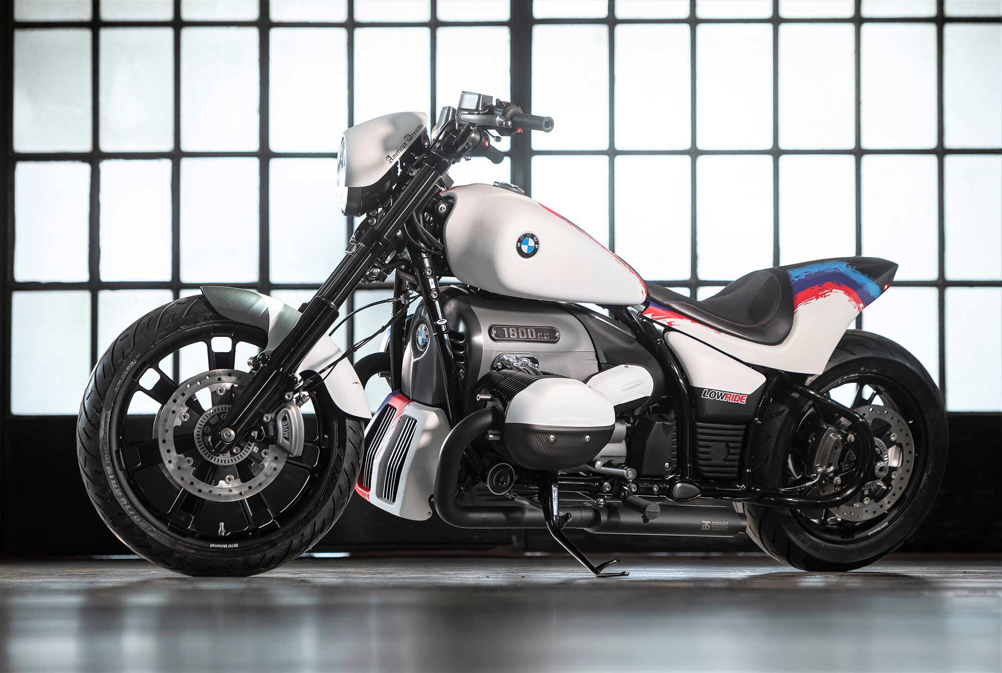 Lots of carbon fiber and handmade parts from tip to tail can be seen on the R 18 M. Assembly was by American Dreams.