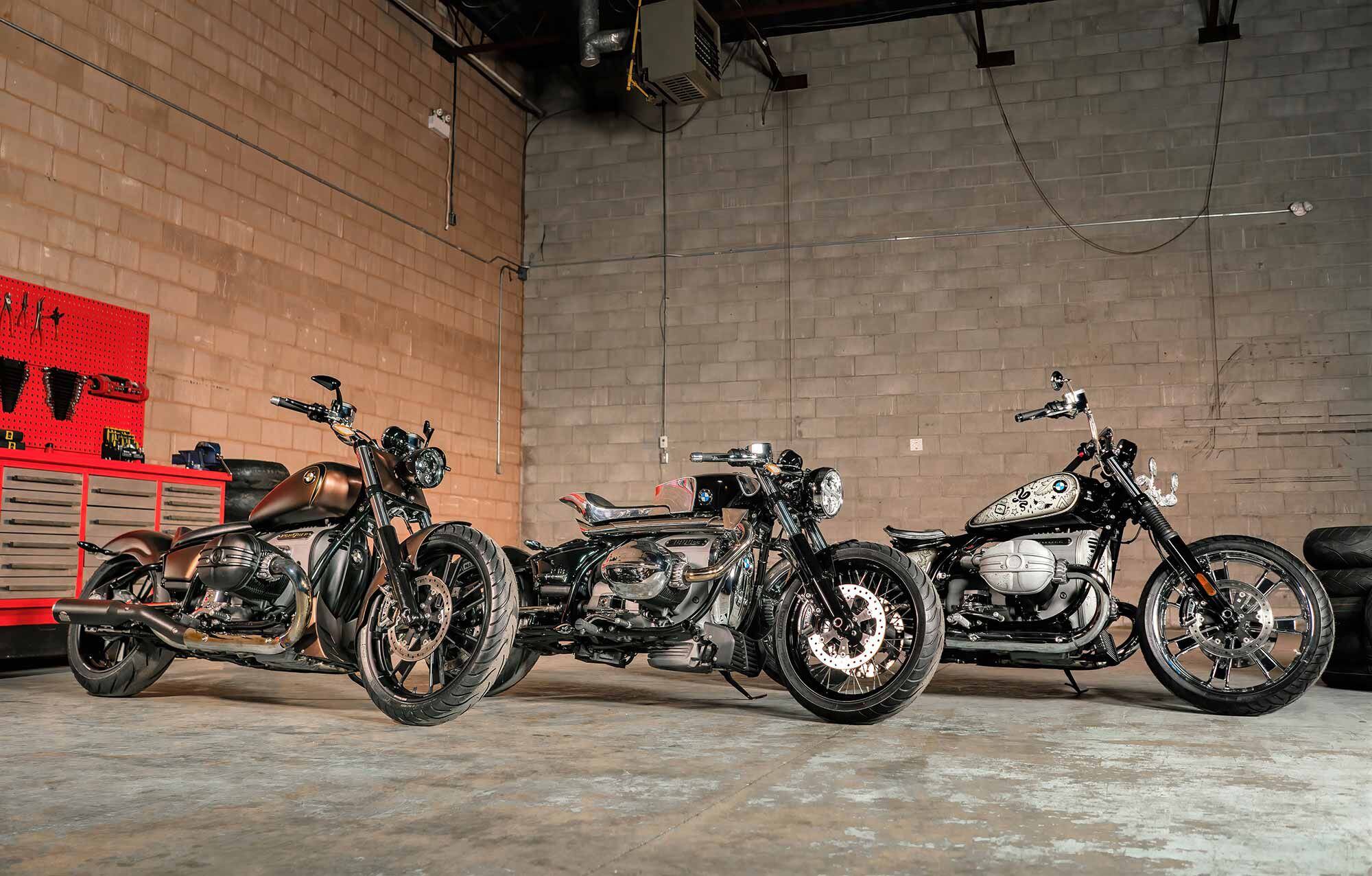 BMW Motorrad Canada’s first-ever customization project resulted in these three diverse R 18 builds.
