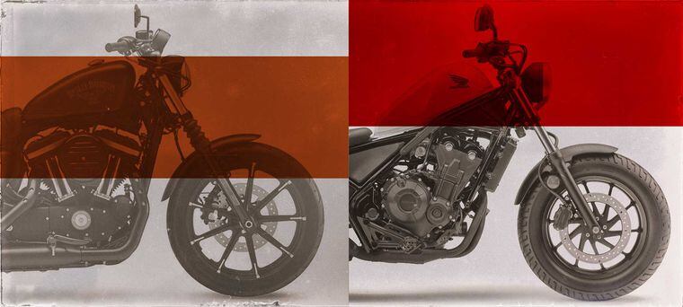 2018 Harley Davidson Sportster Vs 2018 Honda Rebel 500