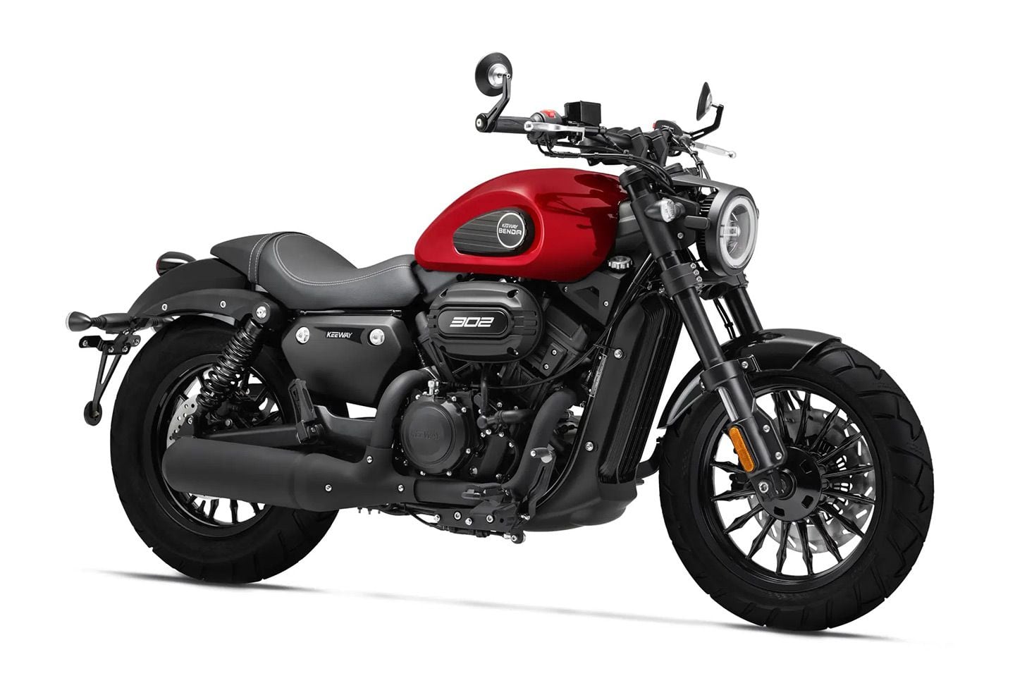 Do Keeway and Benda have a not-so-secret sharing agreement in their home country? Anyway, the Keeway V302 C is well equipped and nicely priced.