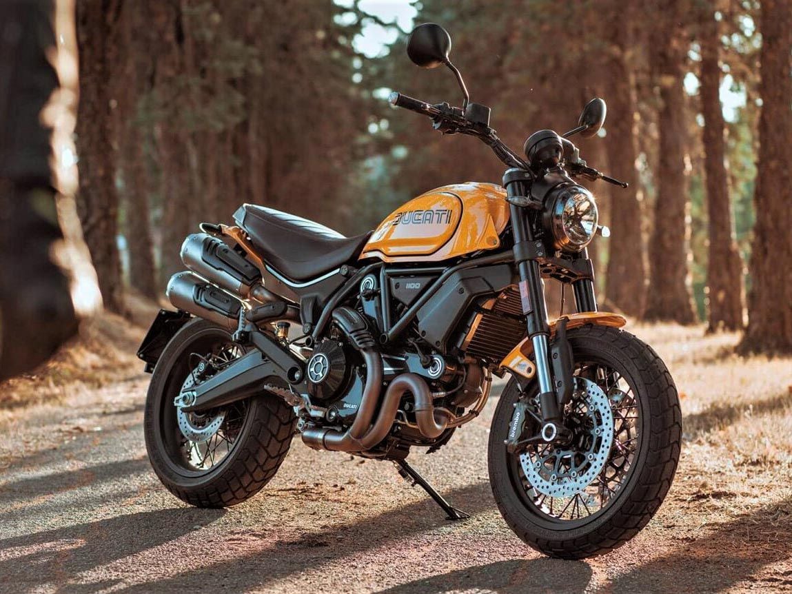 Heavier and more road biased than their 800cc cousins, the Scrambler 1100s are nevertheless a fine choice for canyon duty.