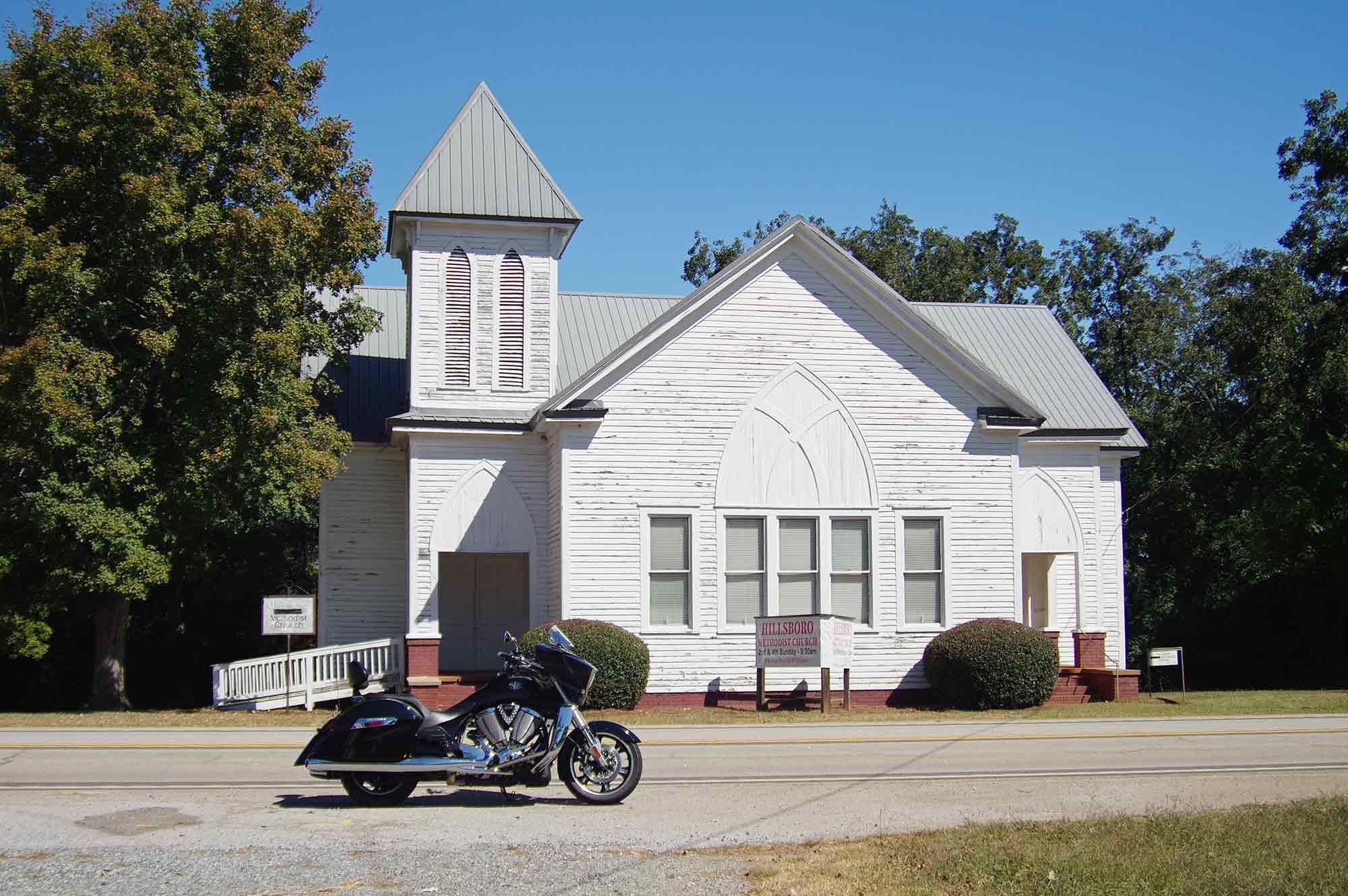 Temperate autumn weather meant a slow pace with frequent stops to photograph local architecture.