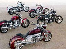 Super Cruisers: Harley-Davidson V-Rod, Honda Rune, Kawasaki Vulcan 2000 ...