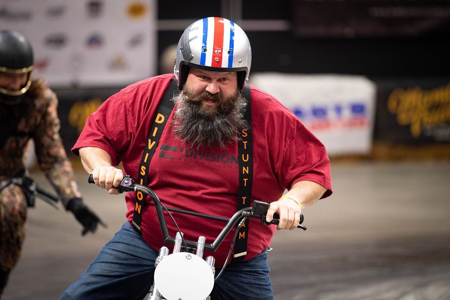 Apologies, we don’t know who this is. But that race-face, though.