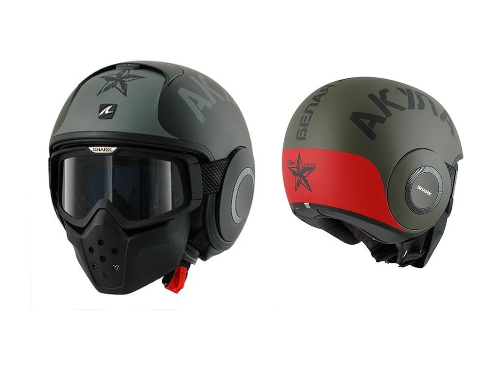 Shark raw top helmet cheap