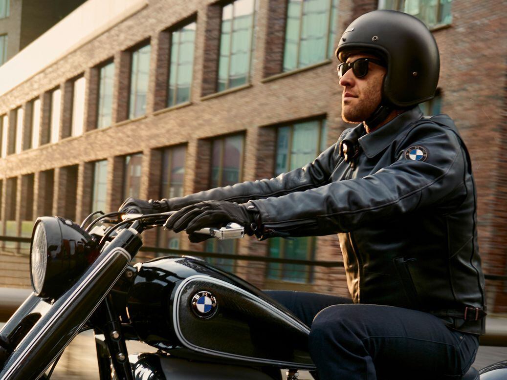 BMW Motorrad Motorcycle Black Leather racing Jacket