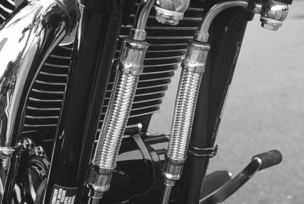 Giving Your Motorcycle's Hoses and Cables A Nice Finishing Touch