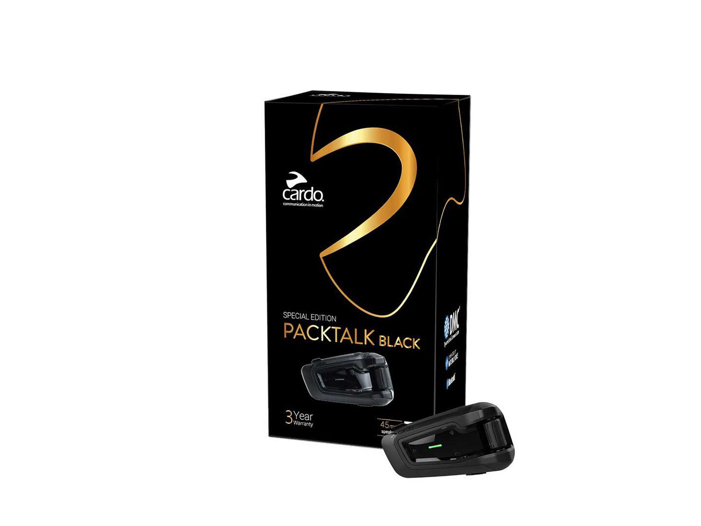 カルド Cardo Packtalk Black Special Editionセキュリティ・セーフティ