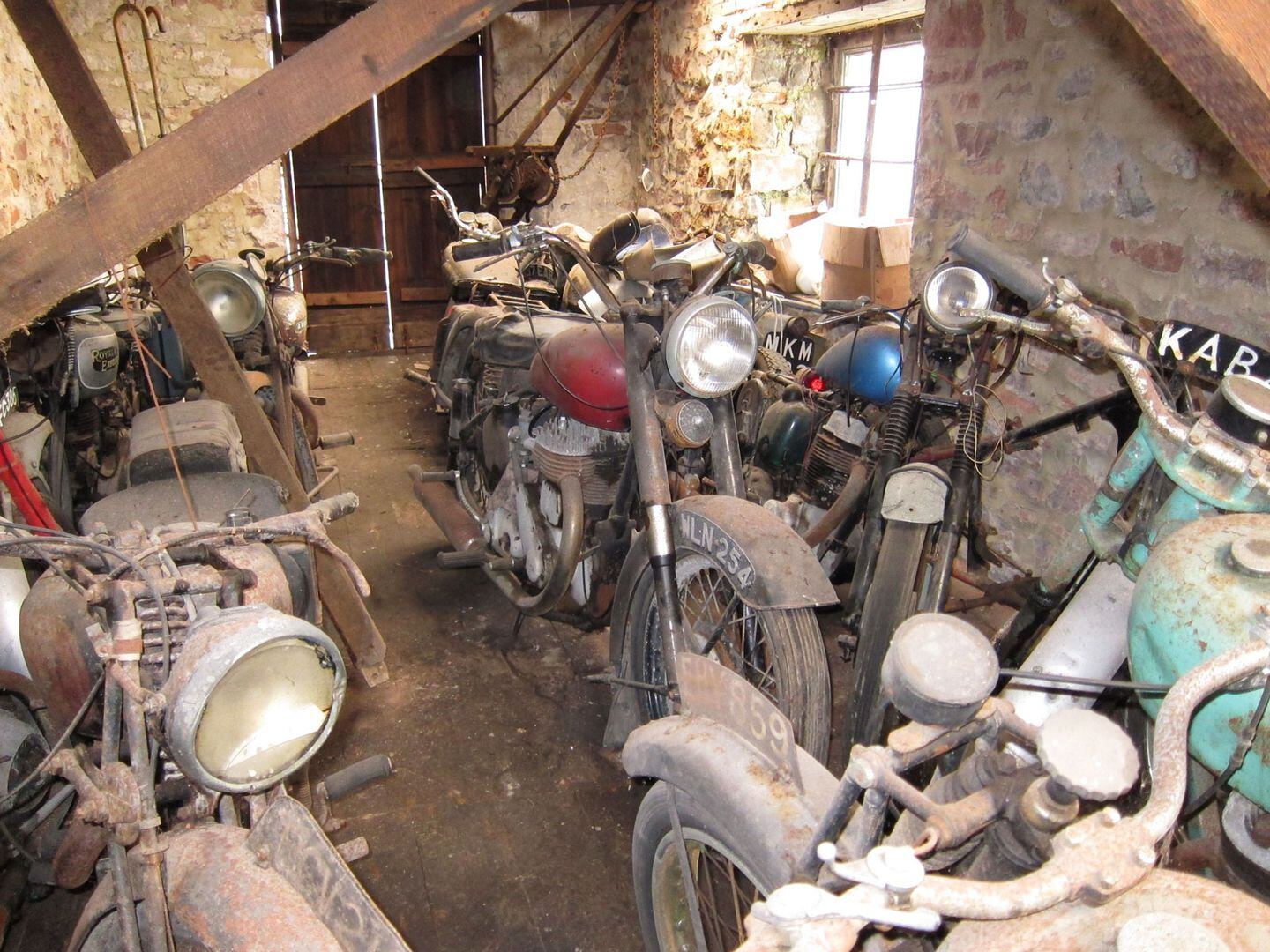 Bonhams Motorcycle Auction Kicks Off With A Collection Of 50 Barn Finds
