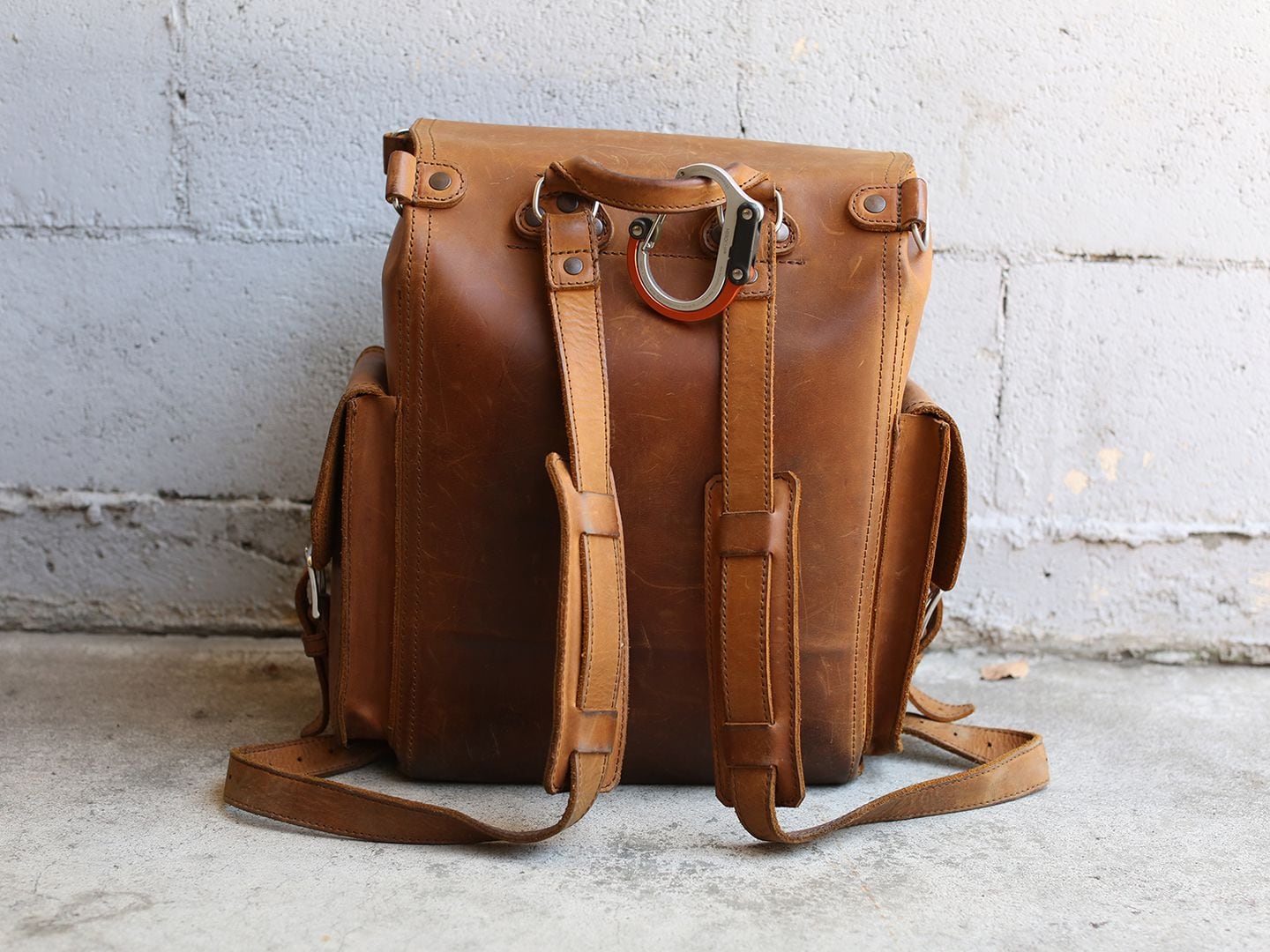 Squared Leather Backpack a.k.a. The Tank