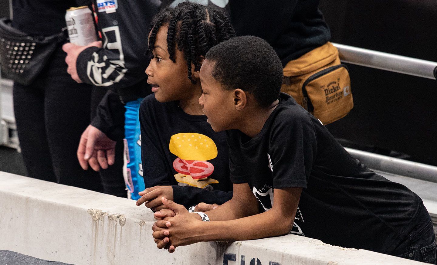Next year’s racers? Young spectators making plans.