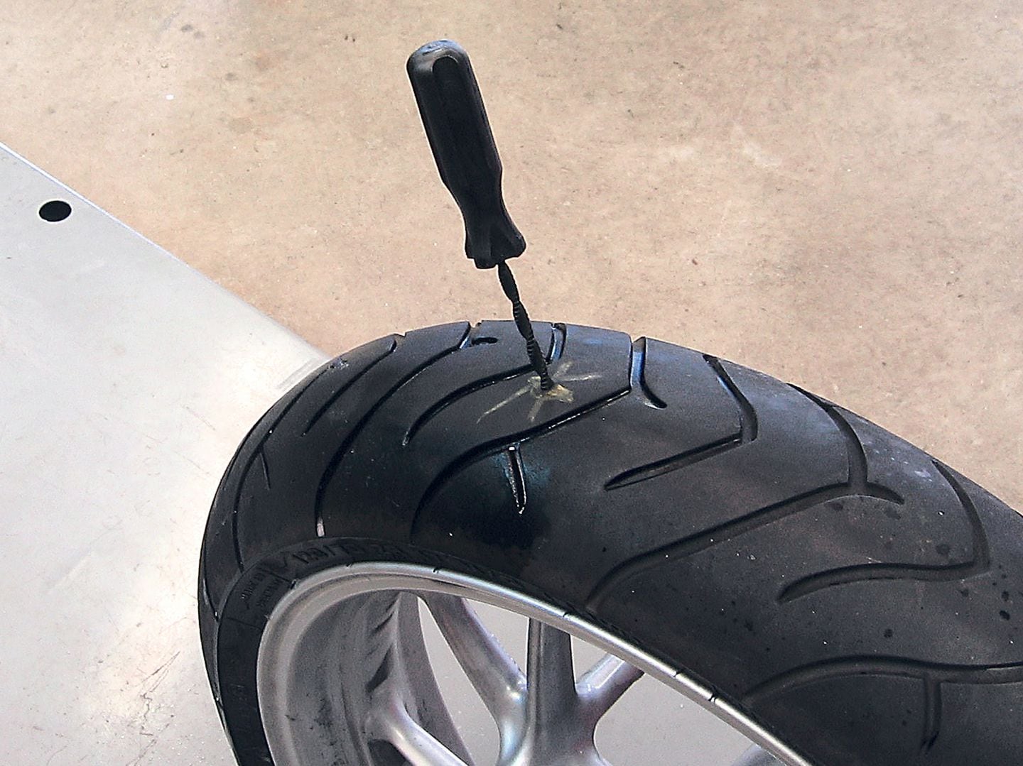 How To Fix a Motorcycle Flat Tire Motorcycle Cruiser