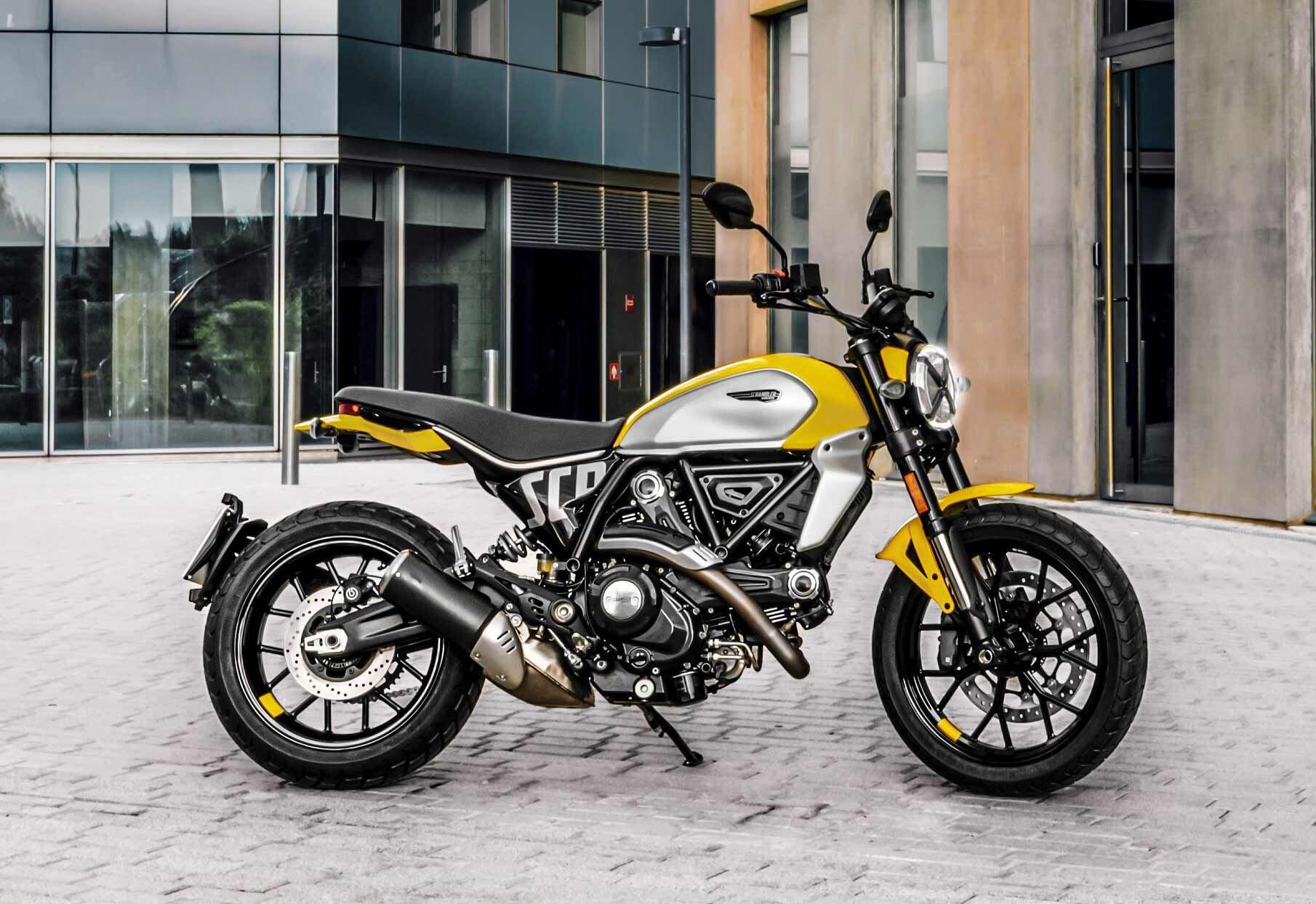 Styling has been refreshed, with the new Icon getting a redesigned polished steel tank and plastic covers, with six accessory kits available.